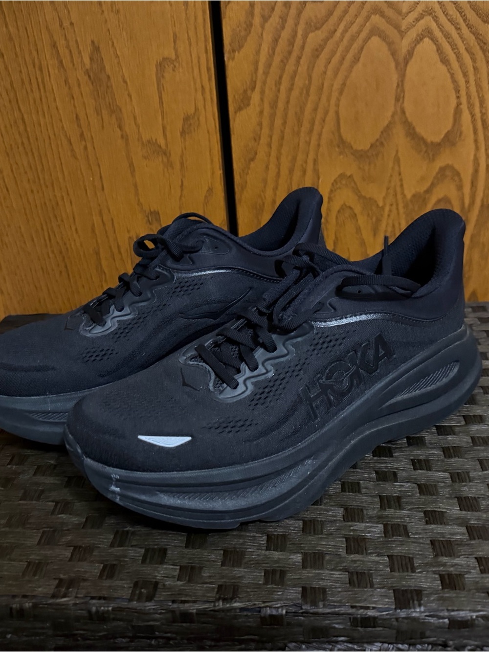 Hoka Bondi 9 Men's Black Running Shoes